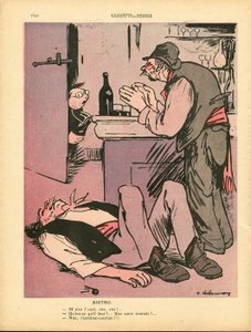 The Butter Plate, number 466, Satirical in Colors by Aristide Delannoy