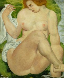 Bather at the Edge of the River