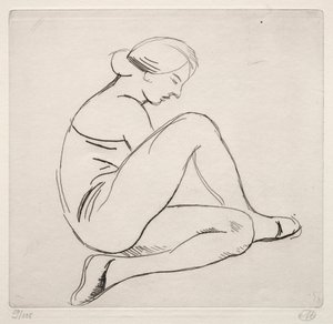 Seated Woman by Aristide Maillol