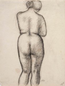 Female Model, Seen from the Back by Aristide Maillol