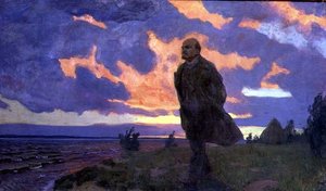 Vladimir Ilyich Lenin on the Shore