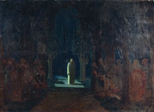 Christ at the Garden of Gethsemane by Arkhip Ivanovich Kuindzhi