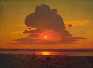 Red Sunset on the Dnieper