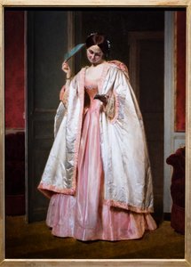 Young girl reading a letter, ca. 1851