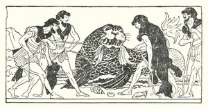 Menelaus and His Companions Attempting to Capture the Sea God Proteus by Armand Joseph Bonamy