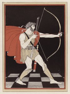 Odysseus Drawing His Bow by Armand Joseph Bonamy