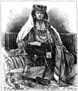 Ouled Nail dancer, Algeria by Armand Kohl