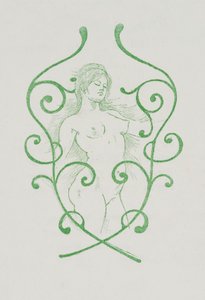 Closing Vignette for Charles Baudelaire, Les Fleurs du Mal by Armand Rassenfosse