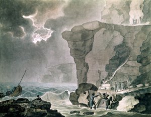 Landing of the Conspirators in the Cadoudal Affair at the Cliff of Biville near Dieppe, 16th January 1804