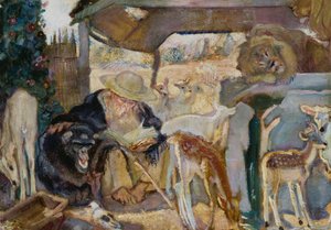 St Anthony Among Animals