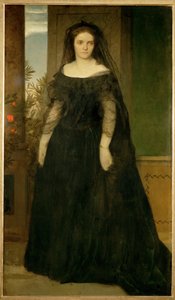 Portrait of Actress Fanny Janauschek