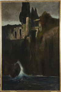 Landscape by Arnold Böcklin