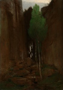 Spring in a Narrow Gorge by Arnold Böcklin