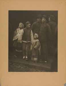 A Mixed Crowd, Old Chinatown - San Francisco by Arnold Genthe
