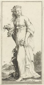 Personification of Friendship by Arnold Houbraken