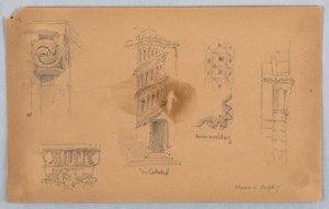 Architectural Details at Nevers by Arnold William Brunner