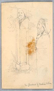 Sketches of Stone Busts by Arnold William Brunner