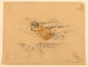 Square in Tangiers by Arnold William Brunner