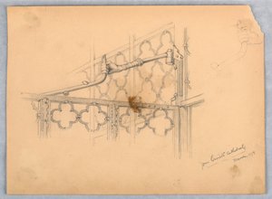 Study of a Hinge from Orvieto Cathedral