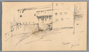 Walls in Toledo by Arnold William Brunner