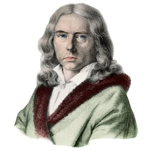 Portrait of Adelbert von Chamisso (1781-1838), German writer by Arnold van Westerhout