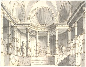Interior with Columns