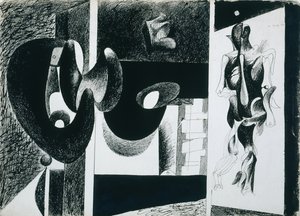 Nighttime, Enigma and Nostalgia by Arshile Gorky