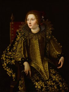 Portrait of a Seated Lady (Senora Caterina Savelli?) by Artemisia Gentileschi