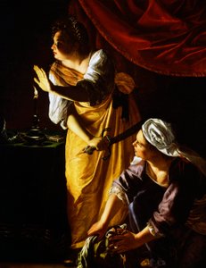 Judith and Her Maidservant by Artemisia Gentileschi