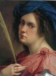 Self-Portrait as Saint Catherine of Alexandria