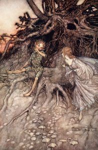 I am that merry wanderer of the night, illustration from 