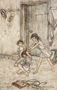 She was a vixen when she went to school, illustration from 