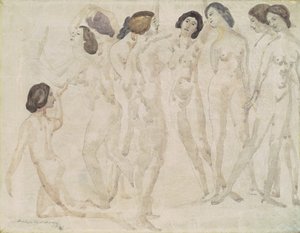 Nine Figures by Arthur B. Davies