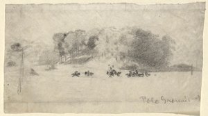 Polo Grounds by Arthur B. Davies