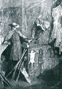 Bartering with the Indians in the Western States of America (engraved by Joseph Swain, 1871) by Arthur Boyd Houghton