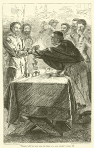Bonner held his hand over the flame of a wax candle by Arthur Boyd Houghton