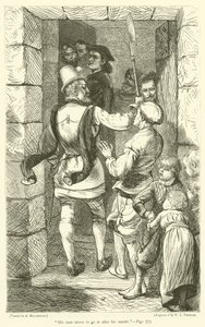 His man strove to go in after his master by Arthur Boyd Houghton