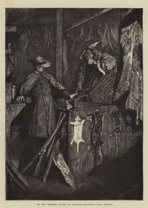 In the Western States of America, bartering with Indians by Arthur Boyd Houghton