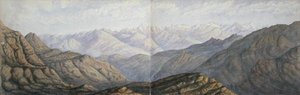 Sunset in the Mountains by Arthur Cust