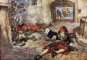 Death of Davis, the Pirate by Arthur David McCormick