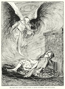 He had not slept long, when a genie entered the sepulchre by Arthur David McCormick