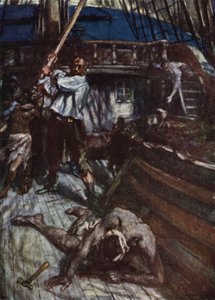 Tomba Felled by the Captain of the Slaver by Arthur David McCormick