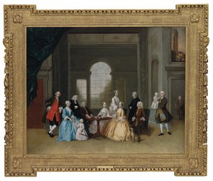 Group Portrait of John Offley Crewe and His Family