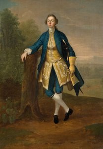 Portrait of a Man in Blue