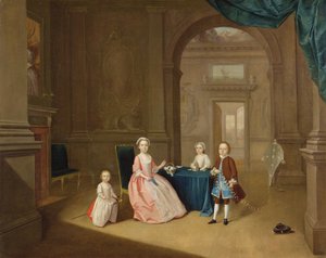 Portrait of a Group of Children by Arthur Devis