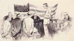 The Court Room Scene by Arthur Dove