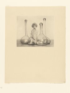 Female Nude with Bottles by Arthur F. Kales