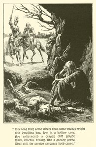 The Red Cross Knight, In The Cave Of Despair