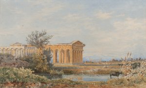 The Temples of Paestum, 1843-44