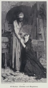 Christ and the Magdalene by Arthur Hacker